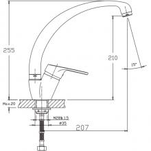 Смеситель для кухни Haiba HB4116-2