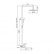 Душевая стойка Frap F24806-9