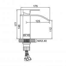 Смеситель для раковины Ledeme L1055-29