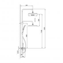 Душевая стойка Frap F24201-6