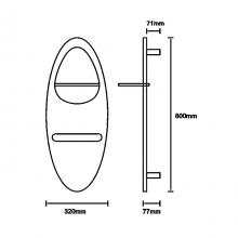 Полотенцесушитель электрический OUTE TM6212H