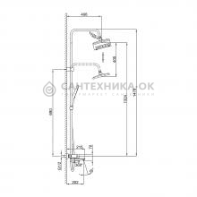 Душевая стойка Frap F24202-6