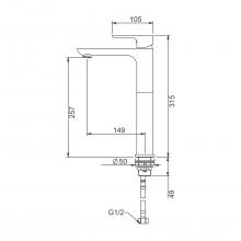 Смеситель для раковины Gappo G1048-32