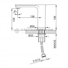 Смеситель для раковины Frap F514-1
