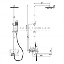 Душевая стойка Ledeme L72433-1
