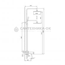 Душевая стойка Gappo G2406-3