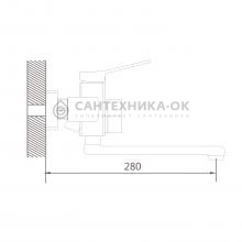 Смеситель для ванны Shevanik S9902G