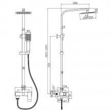 Душевая стойка Ledeme L72417B-1