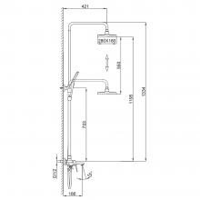 Душевая стойка Frap F2486-3