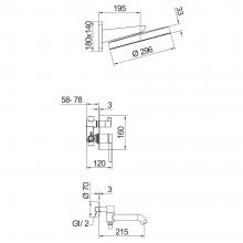 Душевой комплект Gappo G7106-9