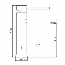 Смеситель для раковины Frap F10899-25