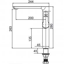 Смеситель для раковины Gerhans K14015