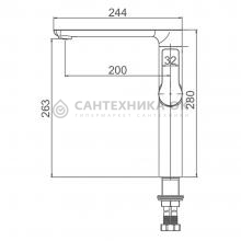 Смеситель для раковины Gerhans K14015