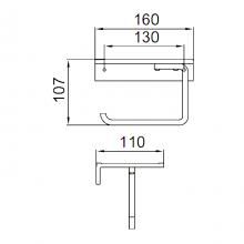 Держатель туалетной бумаги Frap F30603-19