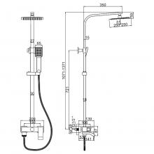 Душевая стойка Ledeme L72417D-1