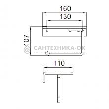 Держатель туалетной бумаги Frap F30603-19