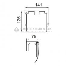 Держатель туалетной бумаги Frap F30603-6