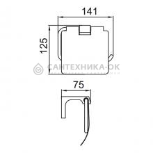 Держатель туалетной бумаги Frap F30603
