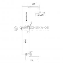 Душевая стойка Shevanik S6136C