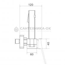 Смеситель с гигиеническим душем Shevanik S6105C-1