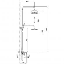 Душевая стойка Frap F2486-3