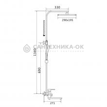 Душевая стойка Shevanik S7036L