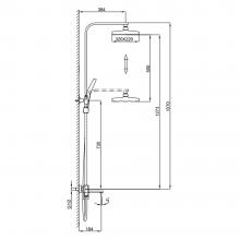 Душевая стойка Frap F2490-3