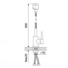 Смеситель для кухни OUTE T40313B-8