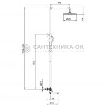 Душевая стойка Gappo G2409-83