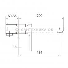 Смеситель для раковины Gappo G1017-13