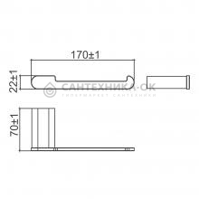 Держатель туалетной бумаги Gappo G30903-29