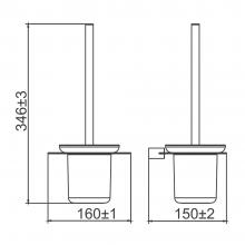 Ершик для унитаза Gappo G30910-8