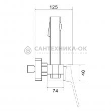 Смеситель с гигиеническим душем Shevanik S4105G-1