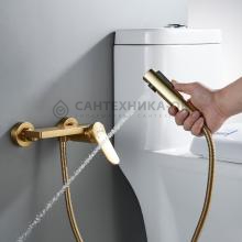 Смеситель с гигиеническим душем Shevanik S4305G-1