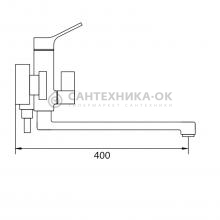 Смеситель для ванны Shevanik S4322H