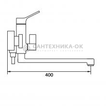 Смеситель для ванны Shevanik S4322T