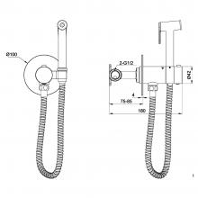 Смеситель с гигиеническим душем Gerhans K15382