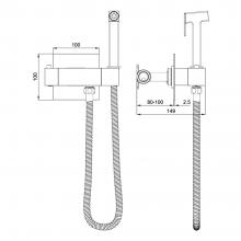 Смеситель с гигиеническим душем Gerhans K15383-1