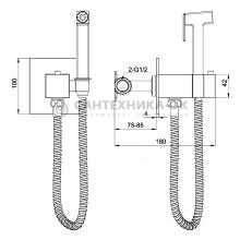 Смеситель с гигиеническим душем Gerhans K15383Y