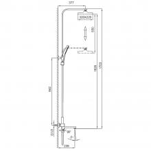 Душевая стойка Frap F2491-3