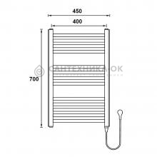 Полотенцесушитель электрический Gerhans K610745W