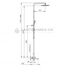 Душевая стойка Gappo G2418