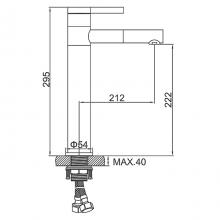 Смеситель для раковины Ledeme L1152-2