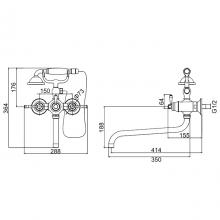 Смеситель для ванны Gerhans K13120G