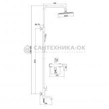 Душевая стойка Splenka S221.24.05