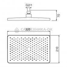 Верхний душ Splenka S451.52.06