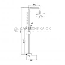 Душевая стойка Shevanik S4726G
