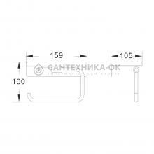 Держатель туалетной бумаги Shevanik SG5705H-1