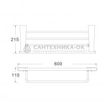 Полочка для ванной Shevanik SG5708