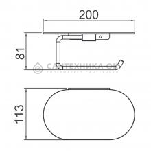 Держатель туалетной бумаги Gappo G30703